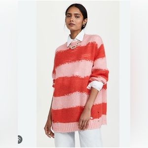 ACNE STUDIOS striped Mohair Sweater